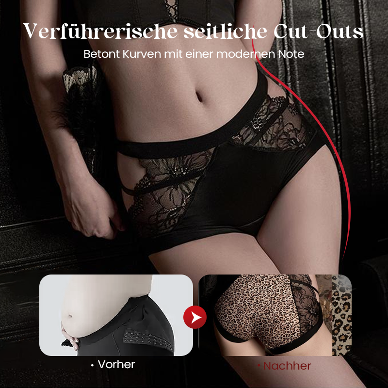 Damen-Slip mit Spitze und Cut-Outs