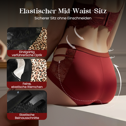 Damen-Slip mit Spitze und Cut-Outs