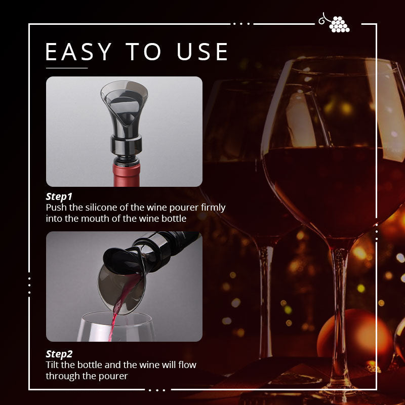 🍷 2-in-1 Wine Stopper – Seal & Pour With Ease