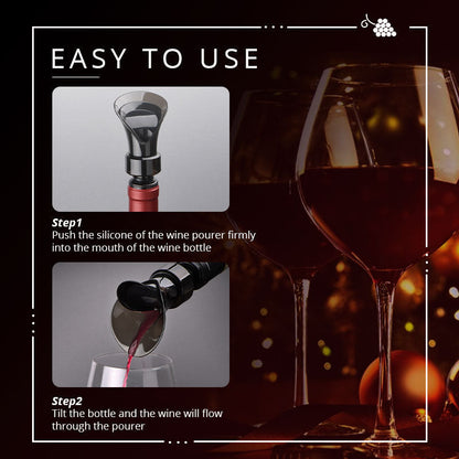 🍷 2-in-1 Wine Stopper – Seal & Pour With Ease