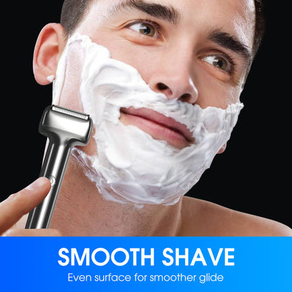 🪒Men's Rechargeable Foil Electric Shaver ⚡🧔– Efficient Close Shaving, Cordless Portable Wet & Dry Beard Razor for Daily Grooming