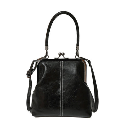 🔥HOT SALE!👝Vintage Kiss-Lock Bag – 2-in-1 Carry & Organized