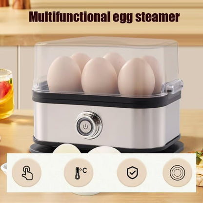 ⏳Time-Limited Special ⏰🍳 Multifunctional Egg Steamer with Clear Lid – Boil, Poach or Omelet✨