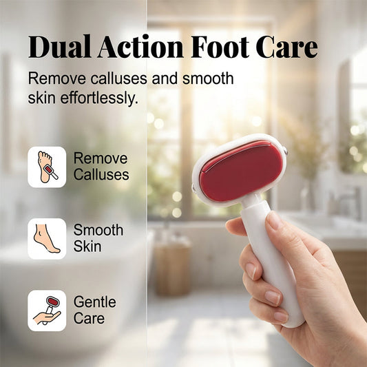 🎉  Buy More Save More🔥 🦶 Double Sided Stainless Steel Foot Scraper Callus Remover ✨