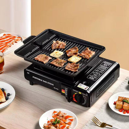 🔥 50% OFF NOW! 🏕️ Dual-Use Portable Stove – Compatible with Butane & LPG, Powerful & Perfect for Camping ⛺