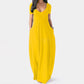 🍃Women's Round Neck Short Sleeve Casual Soft Fabric Long Dress