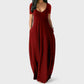 🍃Women's Round Neck Short Sleeve Casual Soft Fabric Long Dress