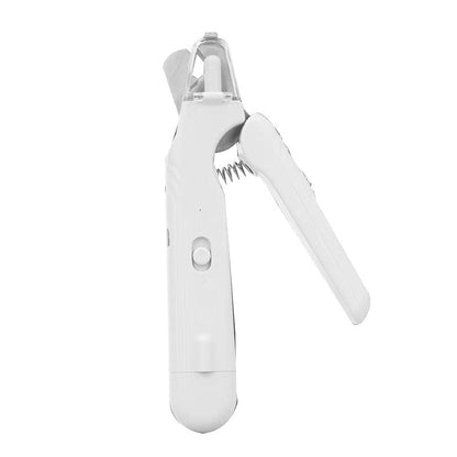 🐾 50% OFF! ✨ 2-in-1 LED Pet Nail Clipper & Grinder – Stainless Blade, Anti-Splash Guard & Quiet Motor for Dogs & Cats 🐶