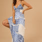 Women's Printed Spaghetti Strap Maxi Dress