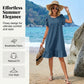 Women's Summer Casual Ruffle Hem Dress
