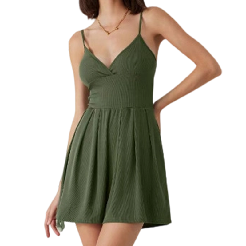 Women's V-Neck Spaghetti Strap Romper