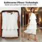 Damen gestuftes Sommerkleid mit Plissee