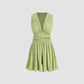 Women’s Deep V-Neck Sleeveless Romper