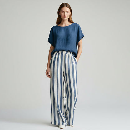 Chic Bohemian Style Two-Piece Lounge Set for Women