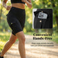 High-Waist Butt-Lifting Athletic Shorts with Pockets