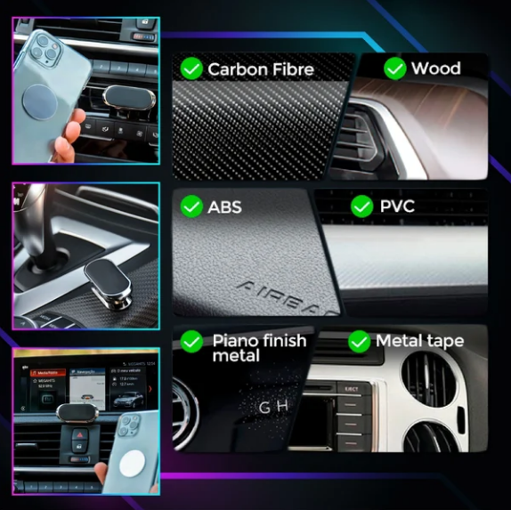 🎉 2026 Sale — Over 31,200 Sold!🧲Ultra‑Strong Magnetic Flexible Car Phone Holder 🚗