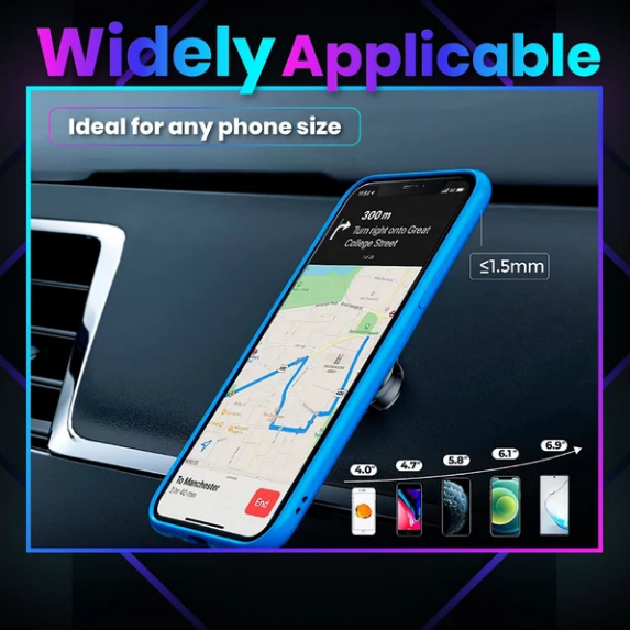 🎉 2026 Sale — Over 31,200 Sold!🧲Ultra‑Strong Magnetic Flexible Car Phone Holder 🚗