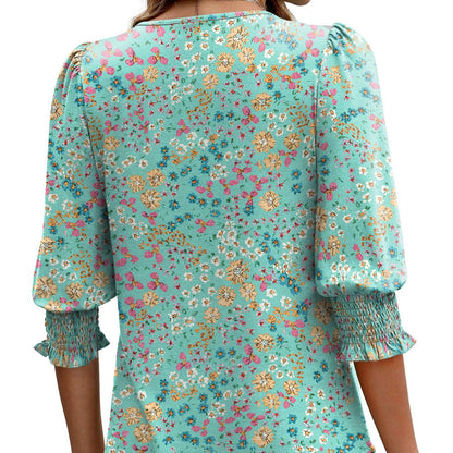 Women’s Casual Three-quarter Sleeve Blouses