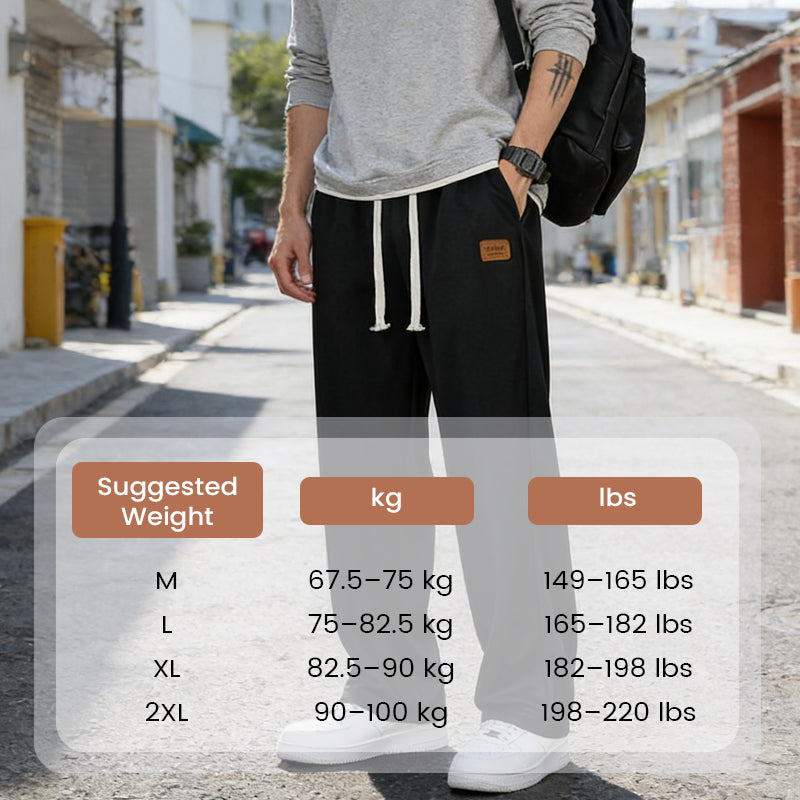 Casual Lightweight Quick Dry Stretch Straight-Leg Men's Pants