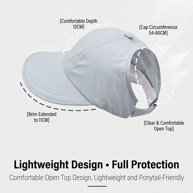 Outdoor Wide Brim Baseball Sun Hat for Women