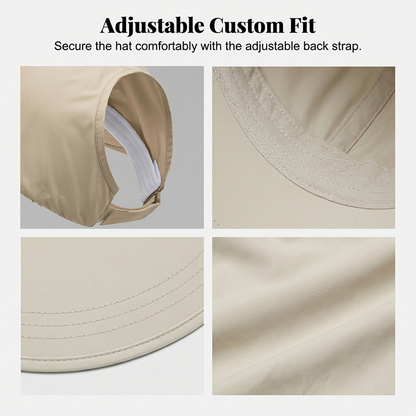 Outdoor Wide Brim Baseball Sun Hat for Women