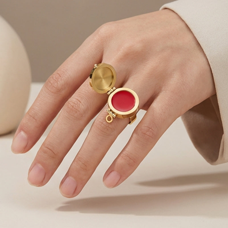 Lip Balm Ring for Finger