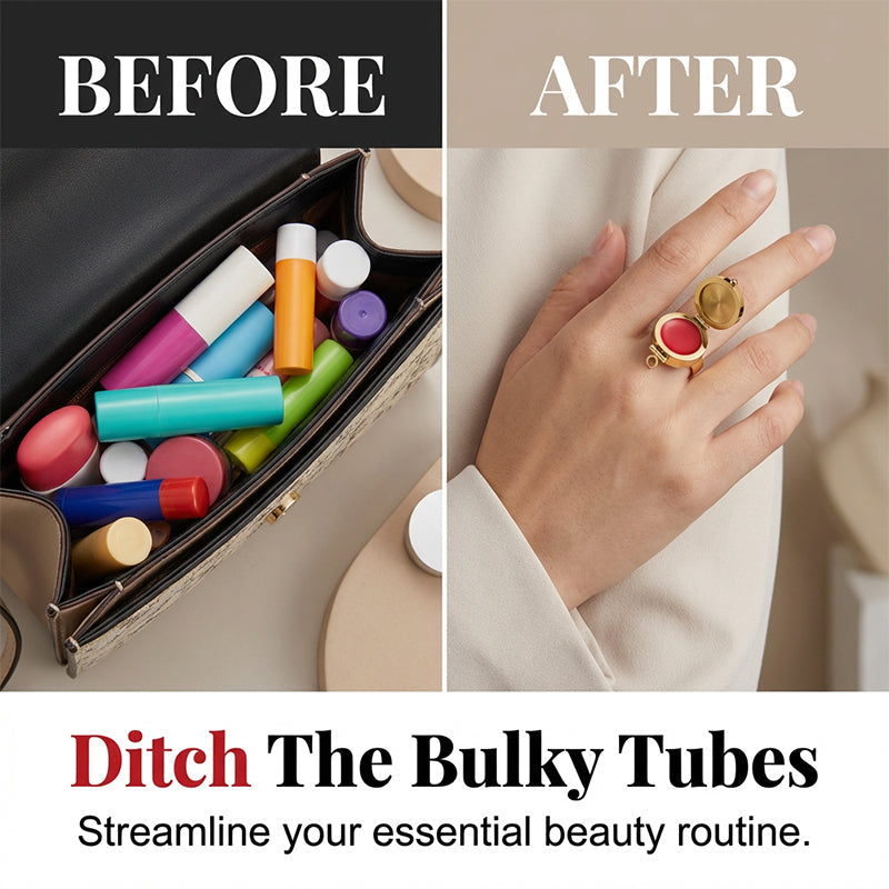 Lip Balm Ring for Finger