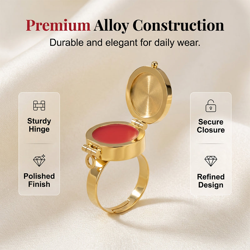 Lip Balm Ring for Finger