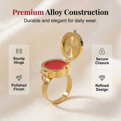 Lip Balm Ring for Finger