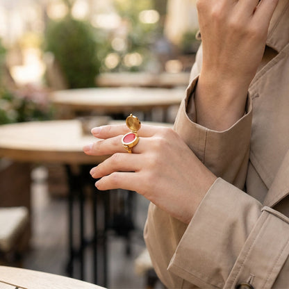 Lip Balm Ring for Finger
