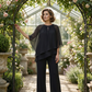 Elegant Asymmetrical Two-Piece Pant Set