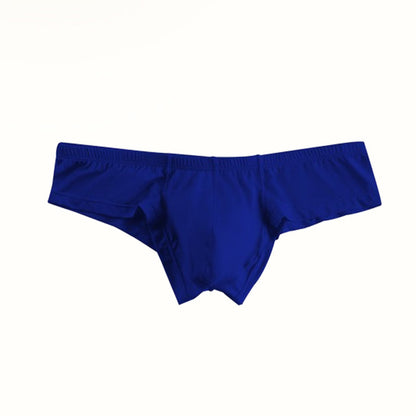 Solid Color Breathable Men's Briefs With Low Waist