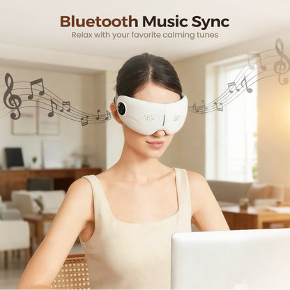 🔥50% OFF! Visual Bluetooth Eye Massager with Heat & Music😴