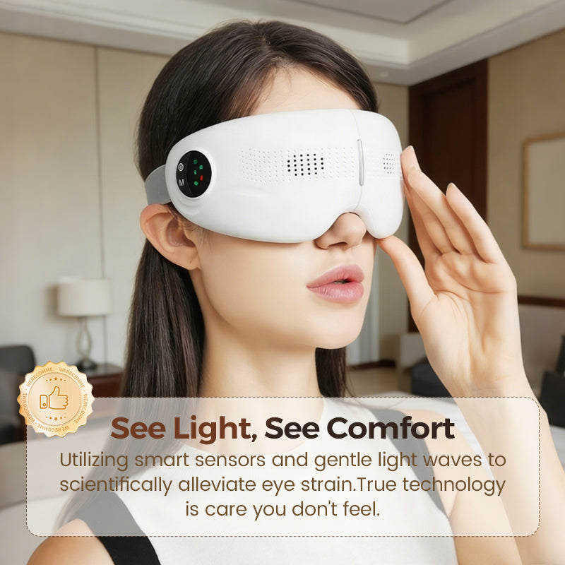 🔥50% OFF! Visual Bluetooth Eye Massager with Heat & Music😴