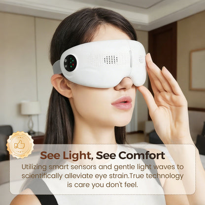 🔥50% OFF! Visual Bluetooth Eye Massager with Heat & Music😴