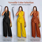 Women's Sleeveless Top & Wide-Leg Pants Set