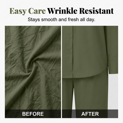 Women's Cotton-Linen Two-Piece Set