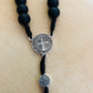 Rosary of Saint Benedict made of black wood