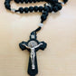 Rosary of Saint Benedict made of black wood