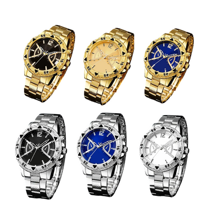 Men's Classic Metal Quartz Watch