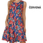 Women's sleeveless printed dress with pockets