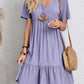 【S-3XL】👗Loose Casual Tie Waist Flowy Dress