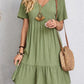 【S-3XL】👗Loose Casual Tie Waist Flowy Dress