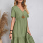 【S-3XL】👗Loose Casual Tie Waist Flowy Dress