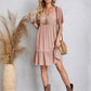 【S-3XL】👗Loose Casual Tie Waist Flowy Dress
