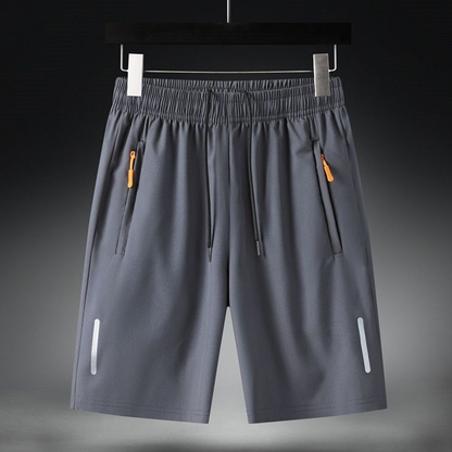 Men's Summer Elastic Shorts with Pockets
