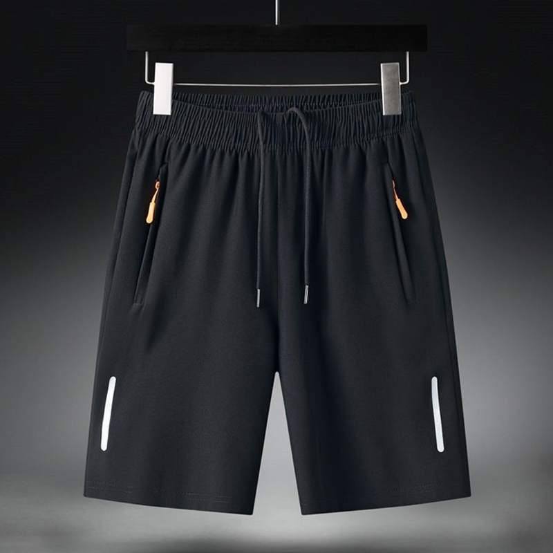 Men's Summer Elastic Shorts with Pockets
