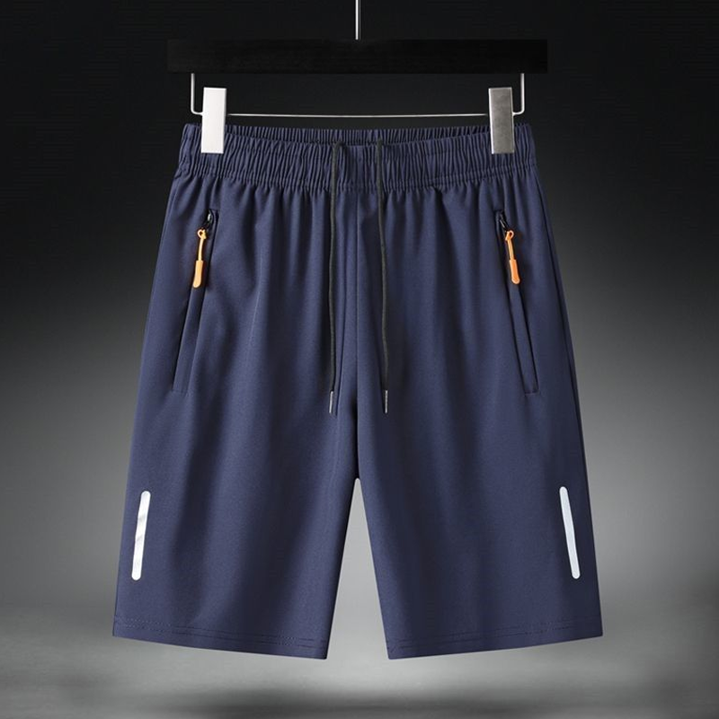 Men's Summer Elastic Shorts with Pockets
