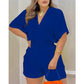 Summer Casual Elastic Waist Romper Shorts