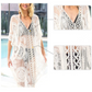 Women's Lace Crochet Beach Cover-Up Cardigan